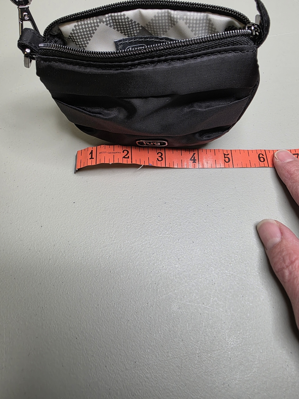 lug Black Quilted Mini Wristlet Pouch - Picture 6 of 8